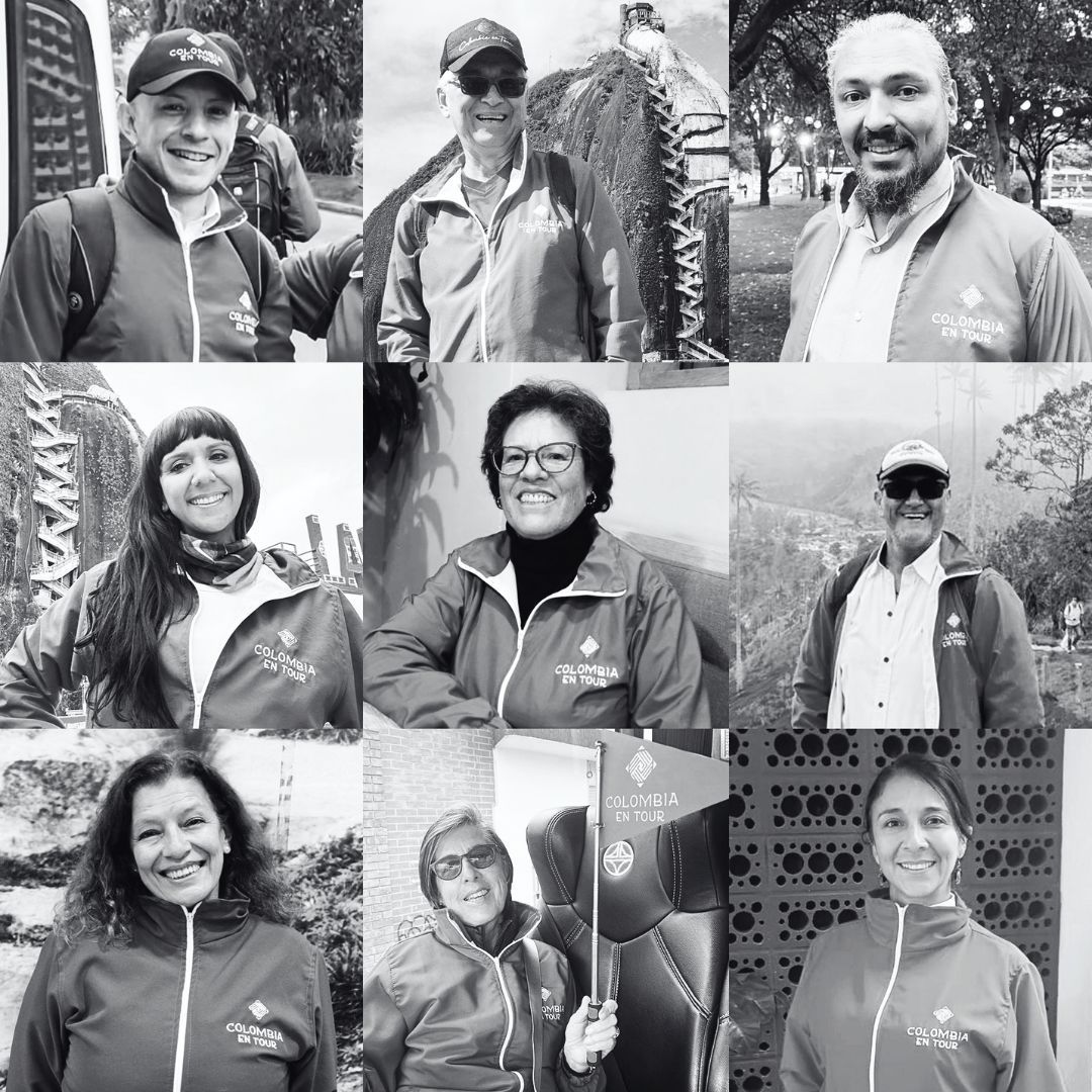Equipo Colombia en Tour: Guías multilingües, Historiadores, Biólogos. Expertos en tours privados y culturales.